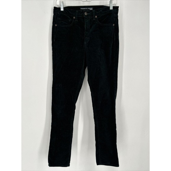 VERONICA BEARD‎ Kate 10" Skinny Jeans sz 27 Forest green corduroy - Picture 1 of 9